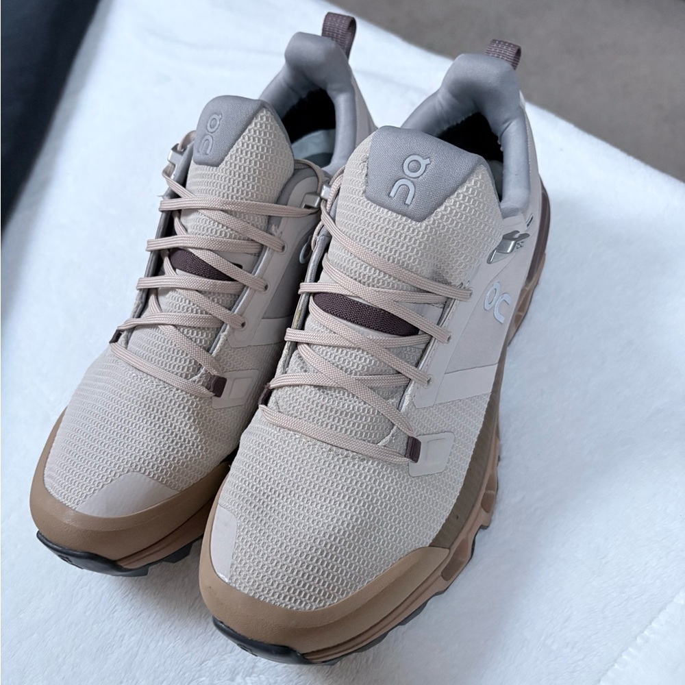 On Running Men's Taupe and Brown Sneakers